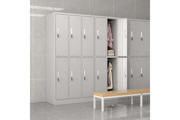 SZAFA BHP 2-KOMOROWA; 60CM; RAL